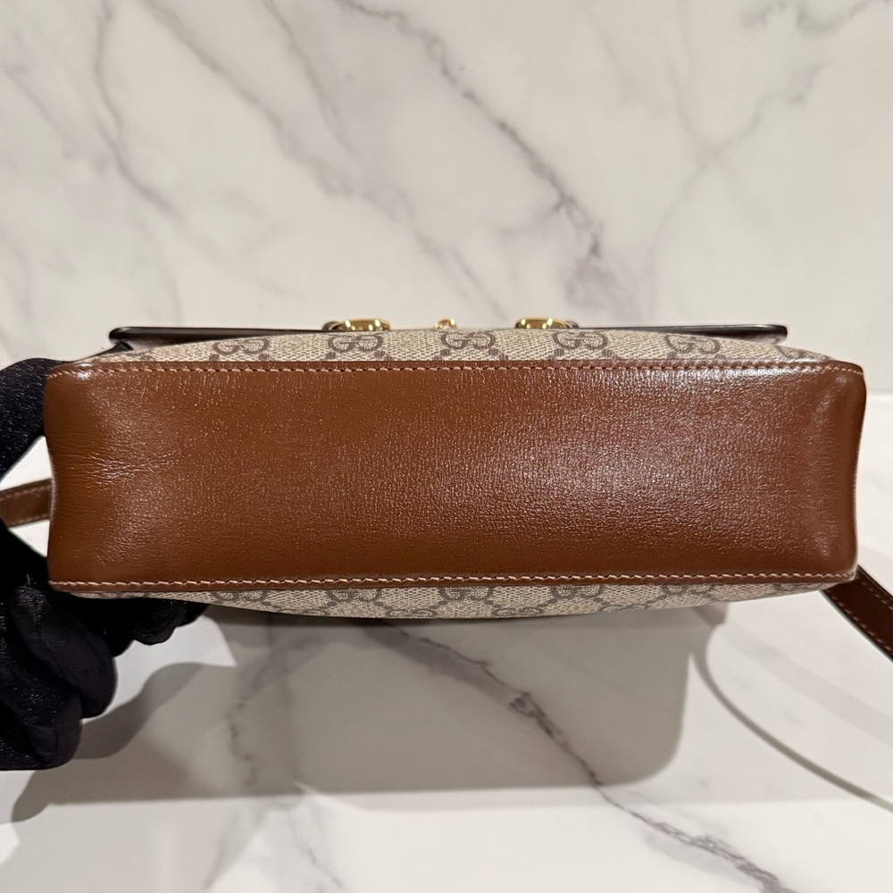 Gucci Horsebit GG Supreme 1955 Crossbody/Shoulder Bag - Picture 6 of 15
